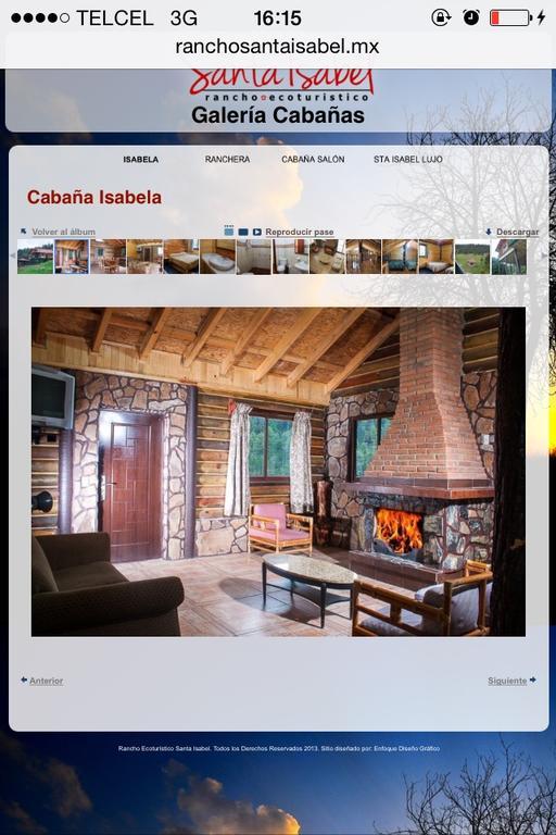 Cabanas Santa Isabel Villa Refugio Bagian luar foto