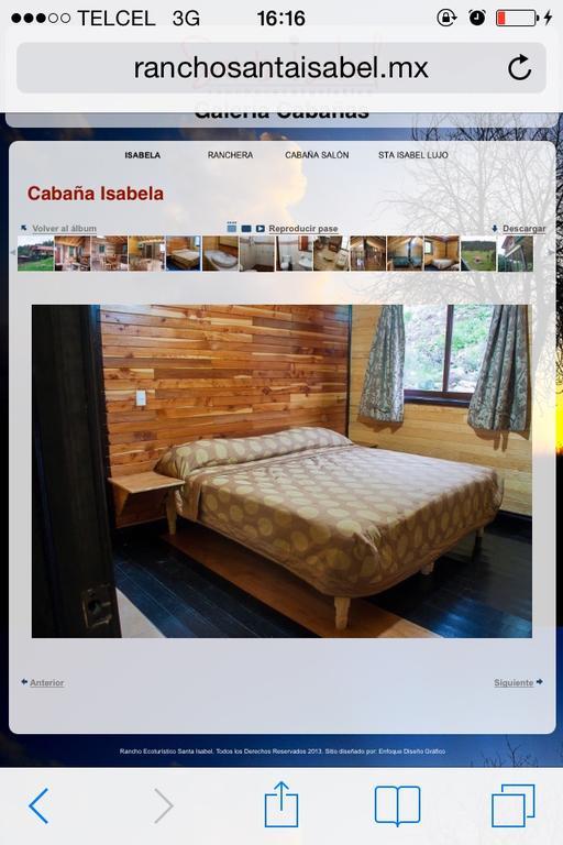 Cabanas Santa Isabel Villa Refugio Bagian luar foto